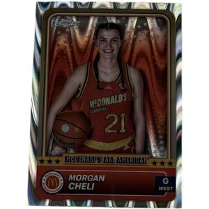 MORGAN CHELI 2024 Topps Chrome McDonald's All-American #66 RayWave Refractor
